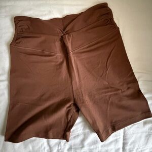 NWT Victoria's Secret PINK Brown Bike Shorts